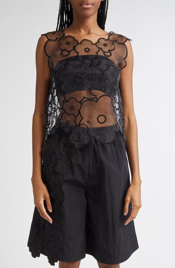 【Cecilie Bahnsen】ALFIE TOP Cecilie Bahnsen Alfie Floral Embroidered Top | Nordstrom