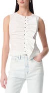 Robert Rodriguez Reina Poplin Ruffle Tank