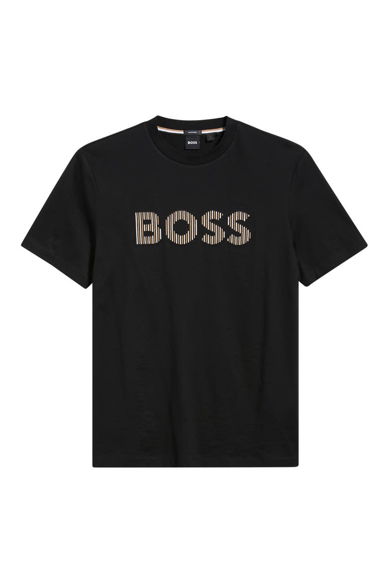 Thompson Cotton Graphic T-Shirt, Alternate, color, BLACK