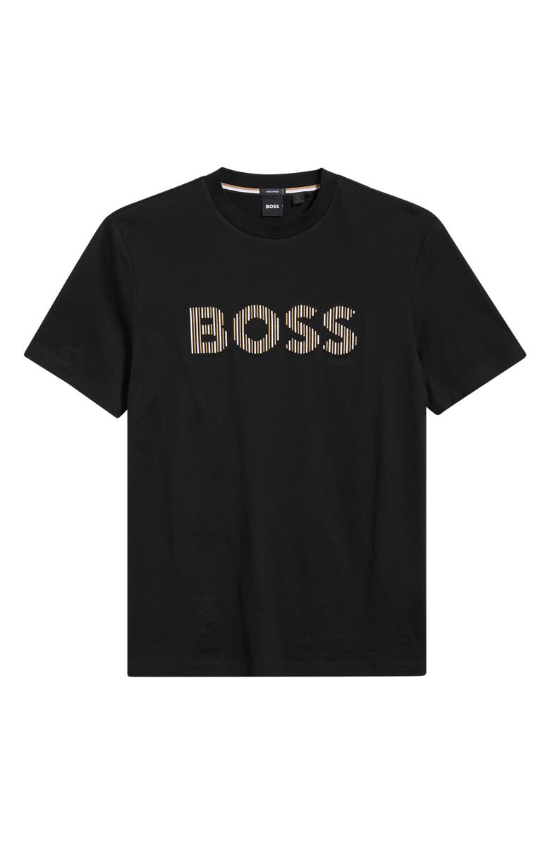 BOSS Thompson Cotton Graphic T-Shirt, Alternate, color, Black