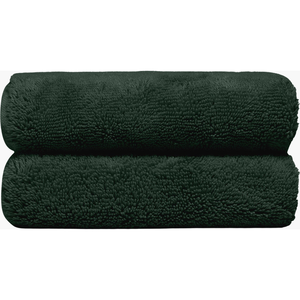 Italic Ultraplush Australian Cotton Hand Towels In Green