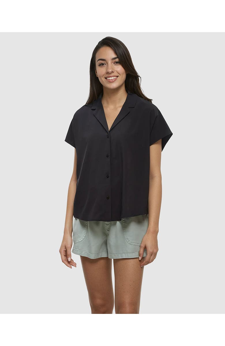 tentree Harding Shirt, Alternate, color, Meteorite Black