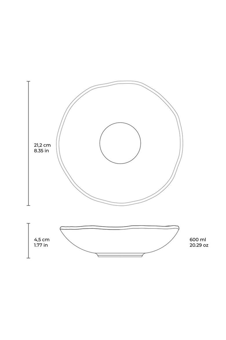 Salad Bowl Set of 6, Alternate, color, Matte Black