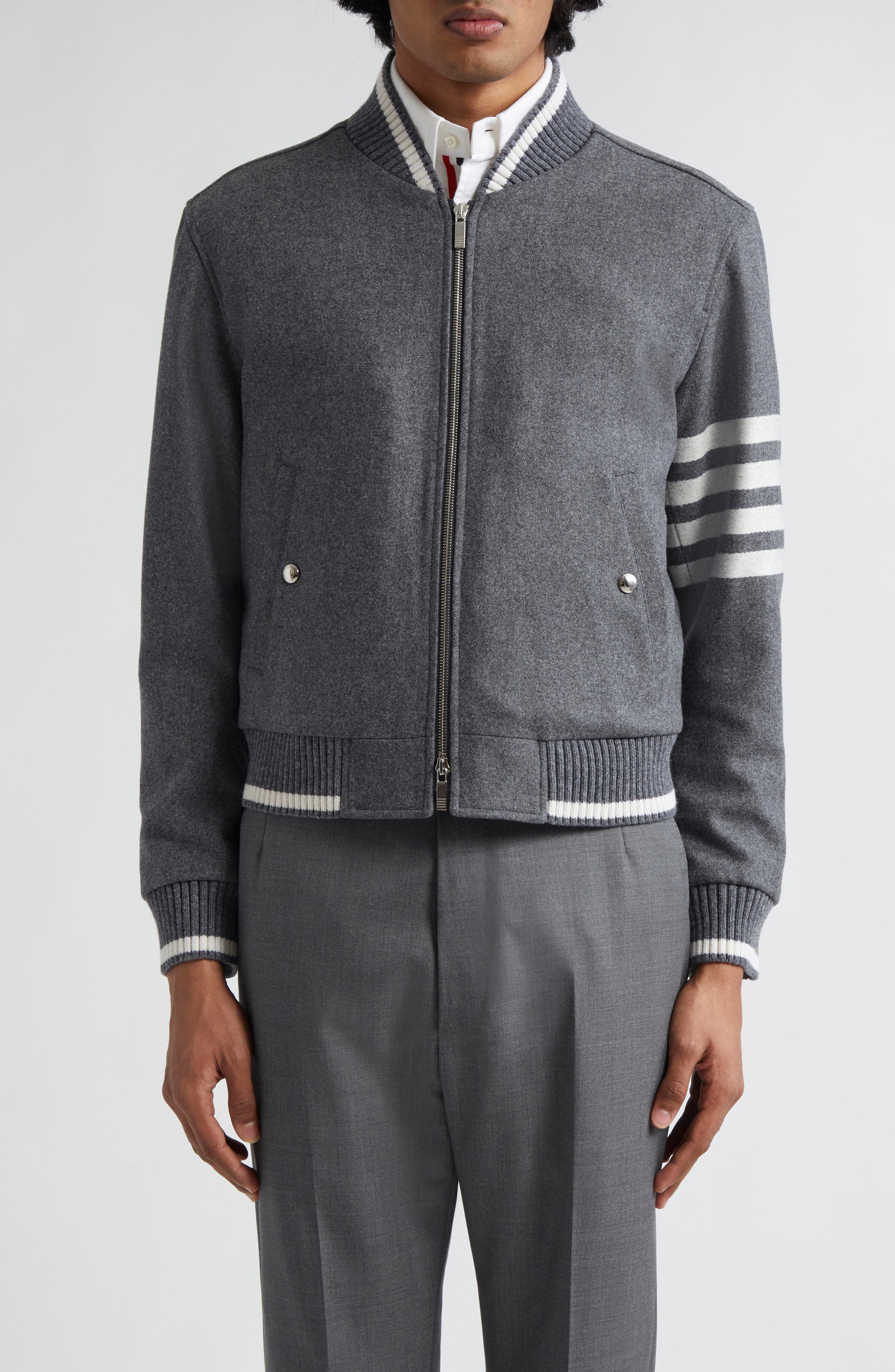 Wool & Cashmere Bomber Jacket