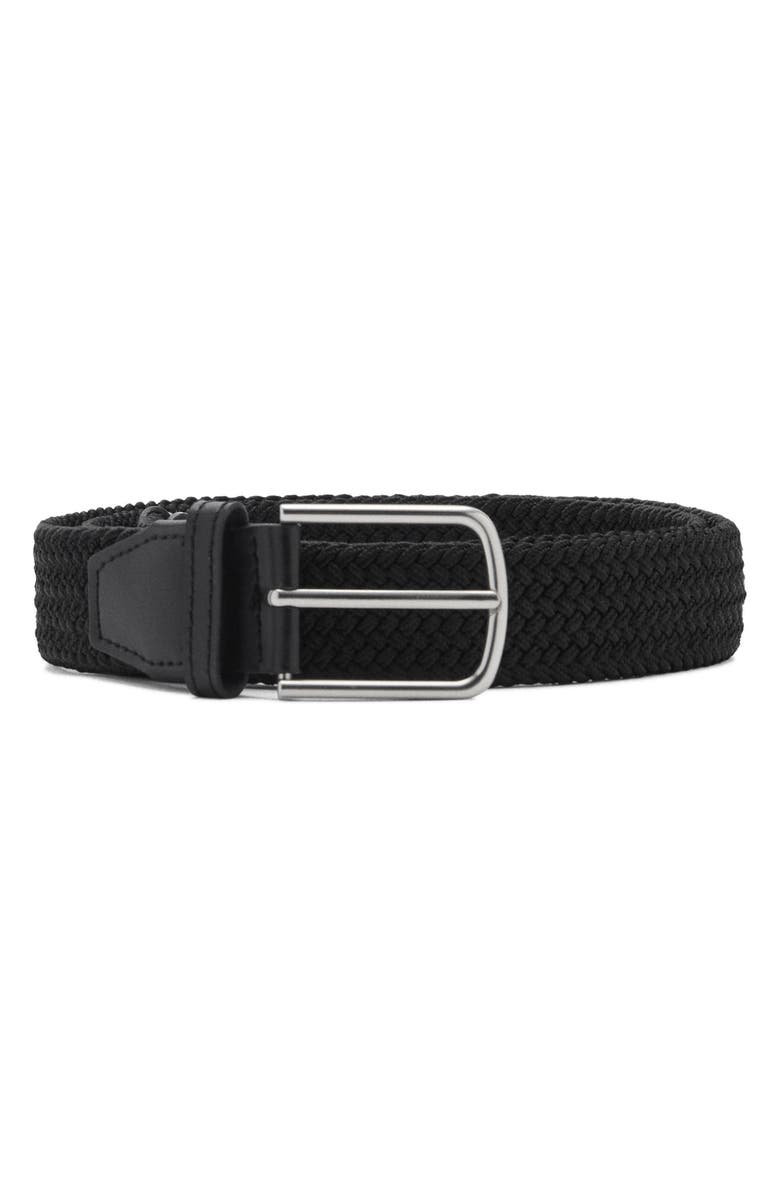 MANGO Braided Elastic Belt, Main, color, 