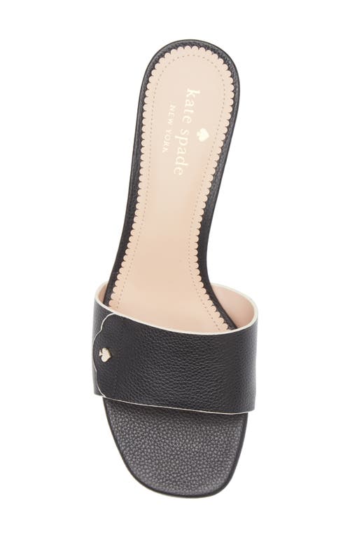 Kate Spade New York Groove Slide Sandal In Black