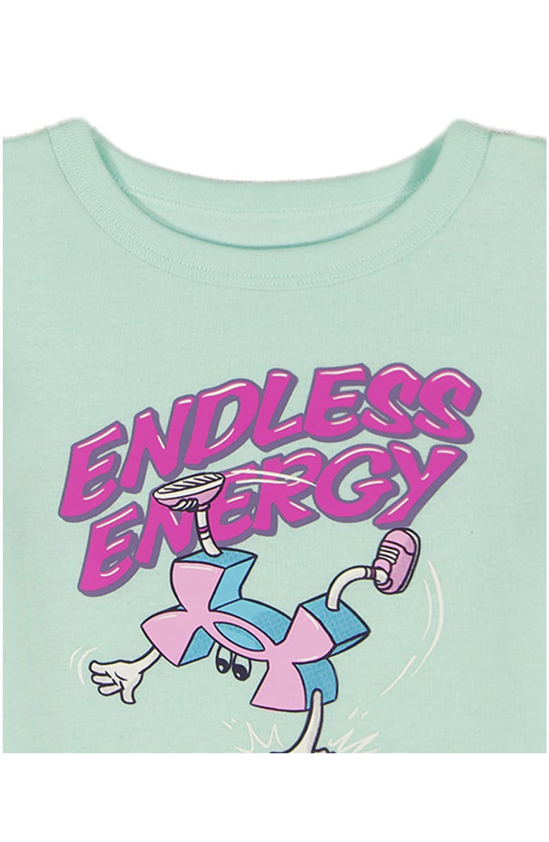 Under Armour Kids' Endless Energy Graphic T-Shirt & Shorts Set, Alternate, color, Refresh Mint