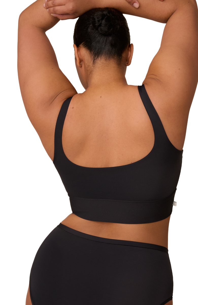 Harper Wilde Bliss Square Neck Bralette, Alternate, color, Black