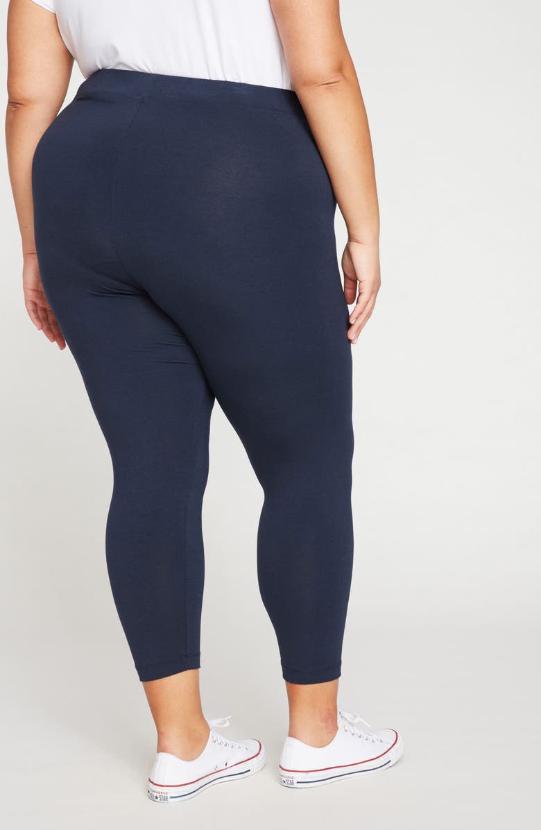 Universal Standard Roya Crop Leggings, Alternate, color, Midnight Blue