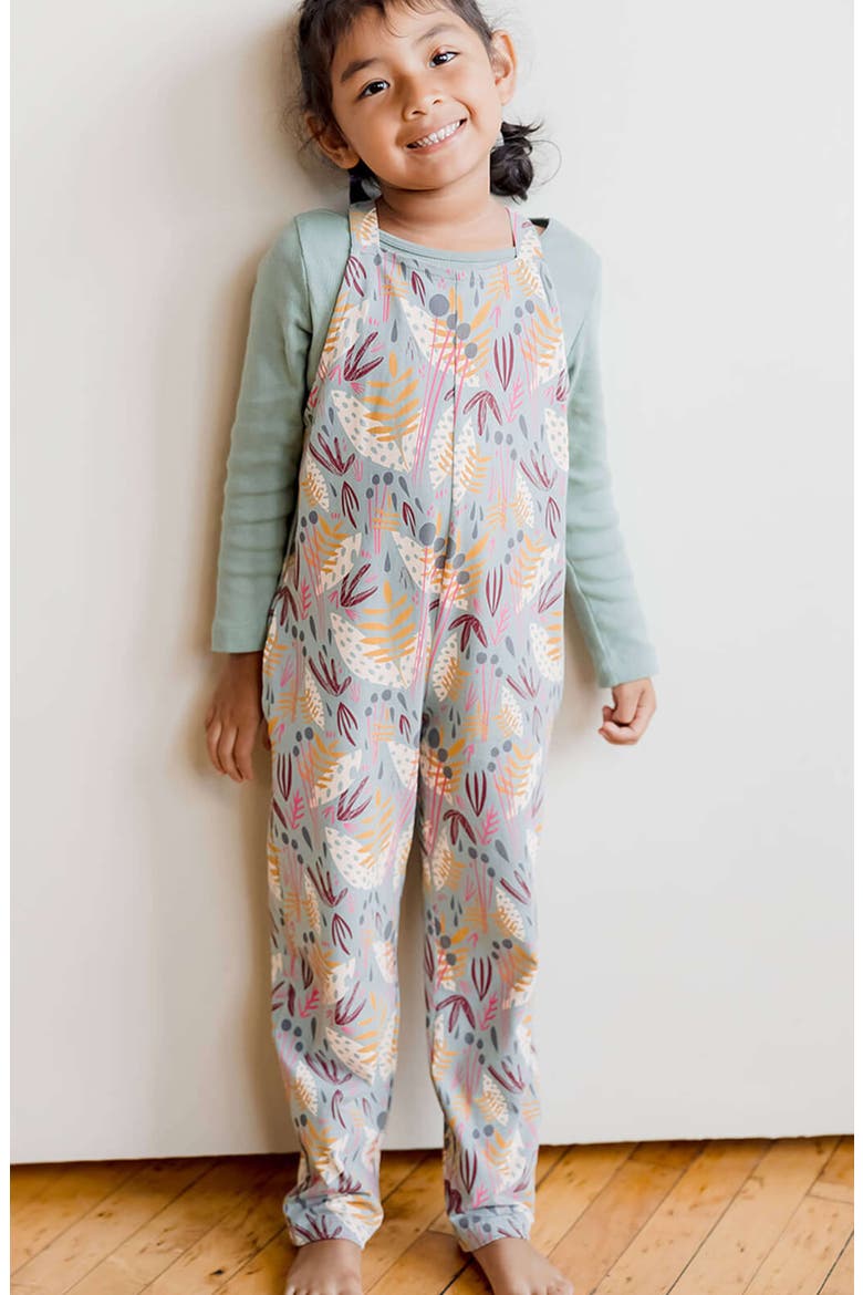 Organic Cotton Girls Jumpsuit, Alternate, color, Whimsy