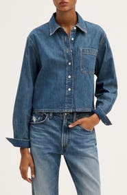 Madewell Oversize Denim Button-Up Shirt