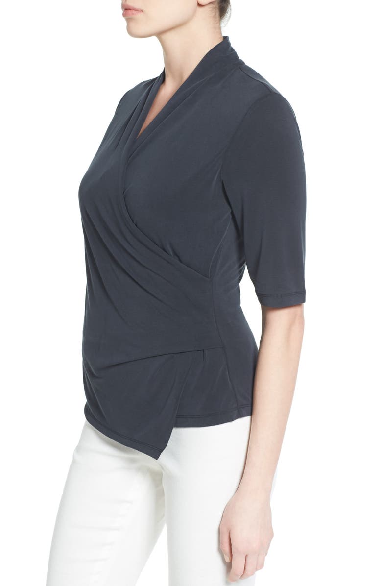 NIC+ZOE City Retreat Faux Wrap Top, Alternate, color, 