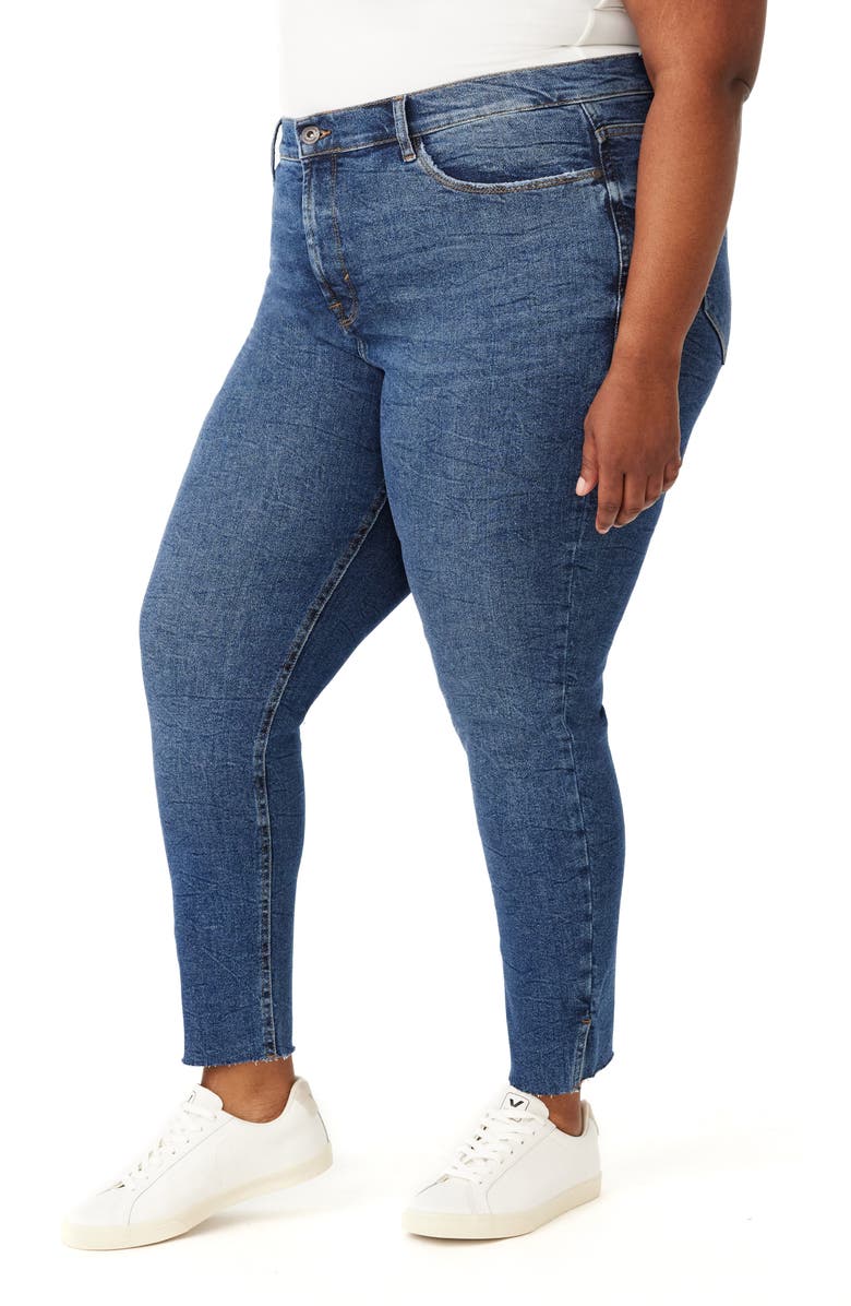 Kensie Kelsey High Waist Skinny Jeans, Alternate, color, Melbourne