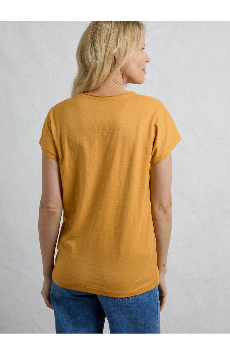 Weird Fish Fern Bee Front Print Graphic T-Shirt, Alternate, color, Deep Amber