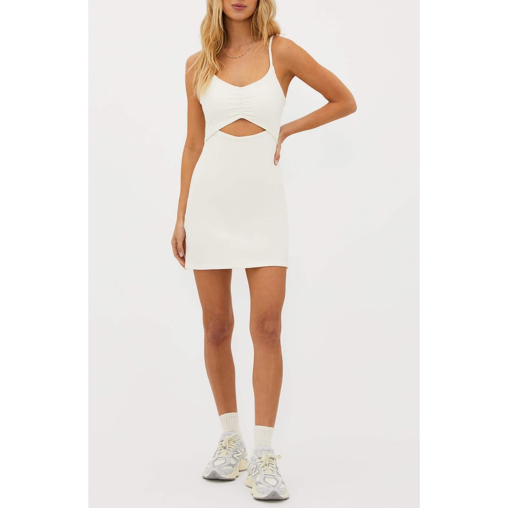 Beach Riot Jewel Cutout Active Dress In White