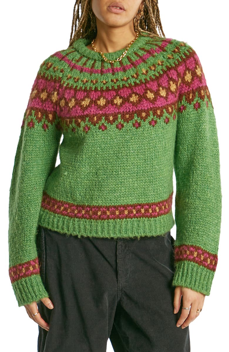 BDG Urban Outfitters Fair Isle Chunky Sweater, Main, color, 