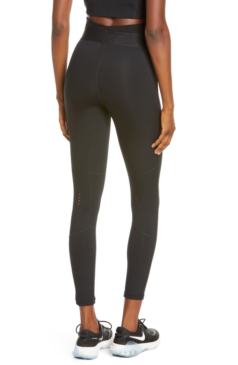 Nike Crossover Logo Waistband Leggings, Alternate, color,