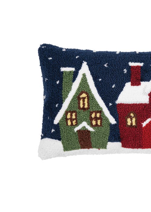 C & F Home C&f Home Winter Village Hooked Pillow In Multi