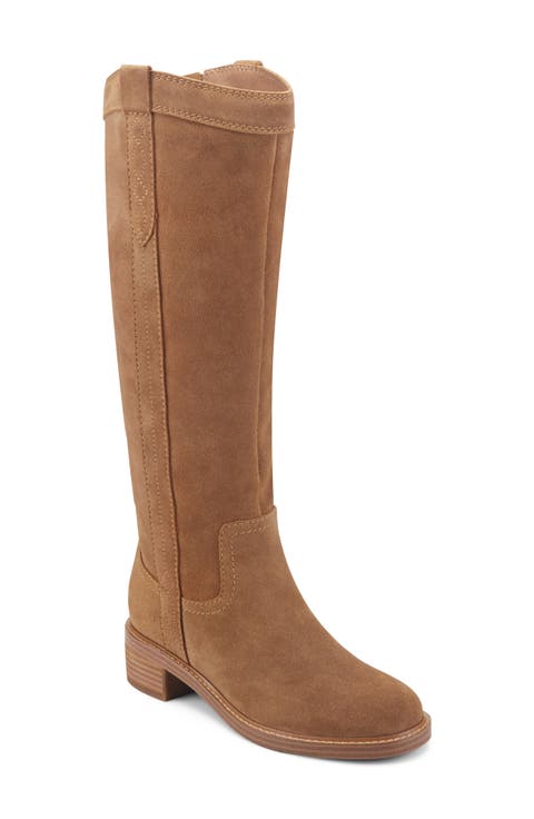 Derran Leather Knee High Boot