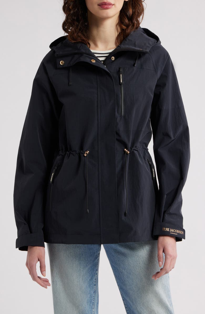 Ilse Jacobsen Rainvision Waterproof Hooded Raincoat, Main, color, 