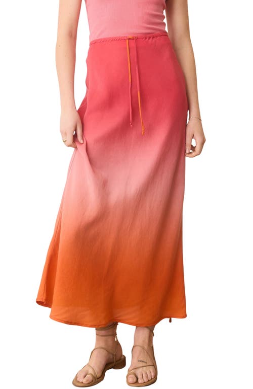MARINE LAYER MARINE LAYER GABRIELLA DRAWSTRING MAXI SKIRT