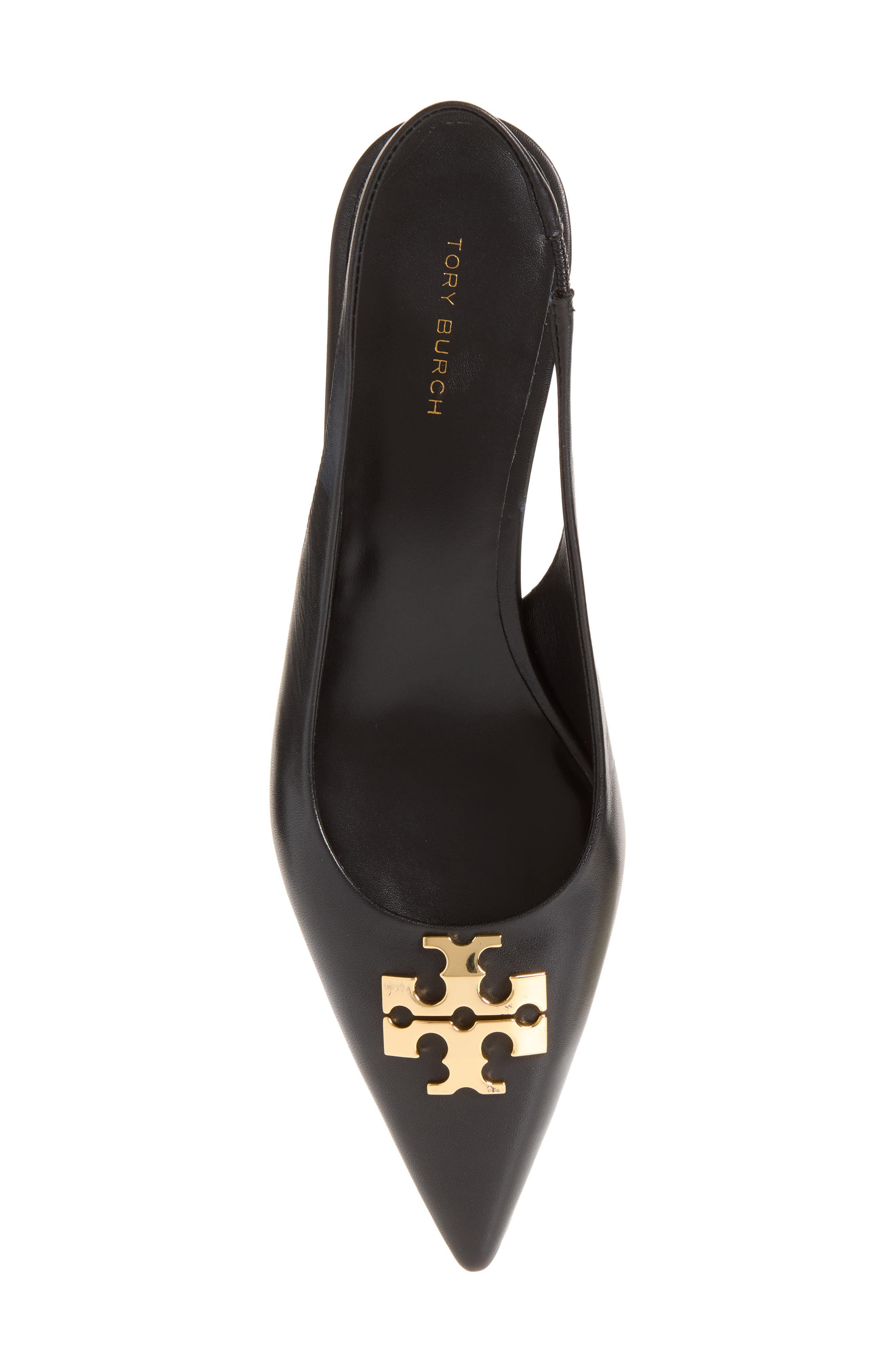 Charlie Slingback Pump, Alternate, color, PERFECT BLACK / GOLD