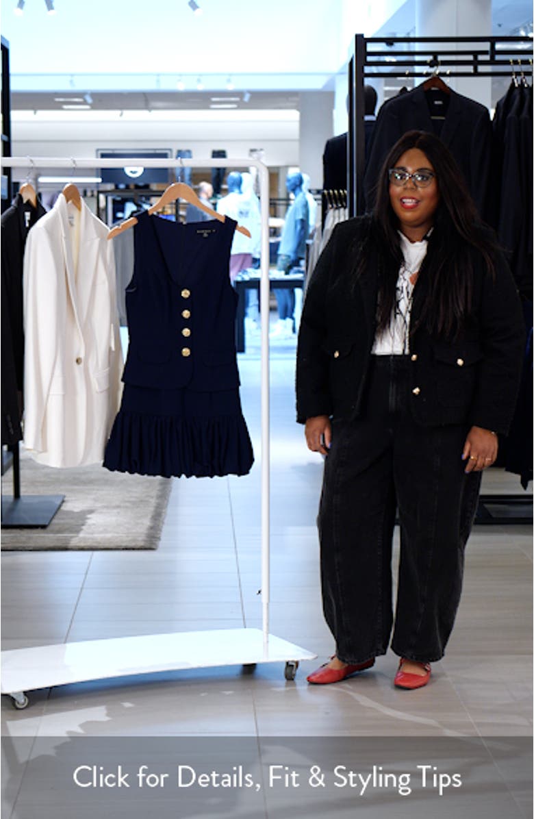 Enid Bubble Hem Minidress, sales video thumbnail