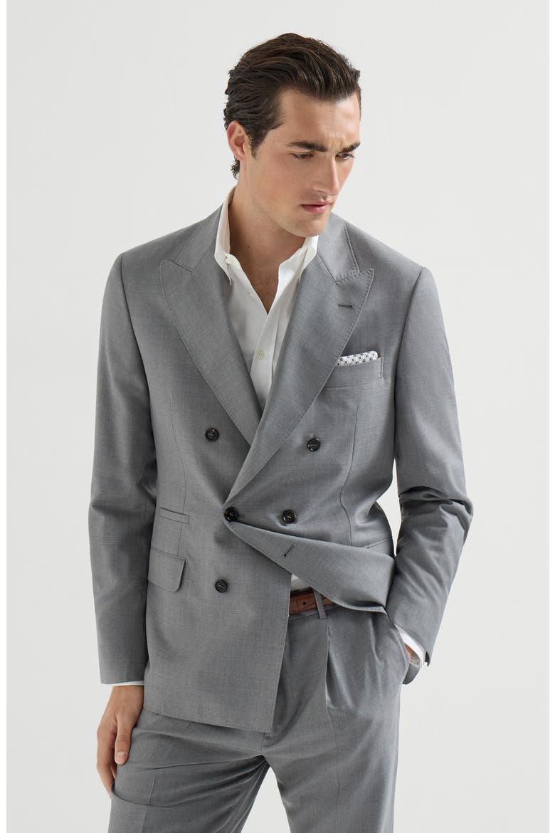 Hopsack blazer, Main, color, Grey
