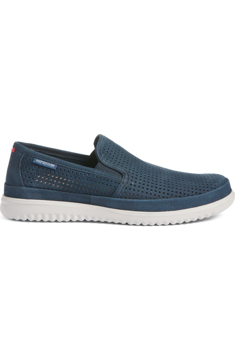 Mephisto Tiago Perforated Loafer, Alternate, color, Nvy Spb 19