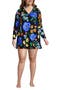  Navy/Exploded Poppy Floral