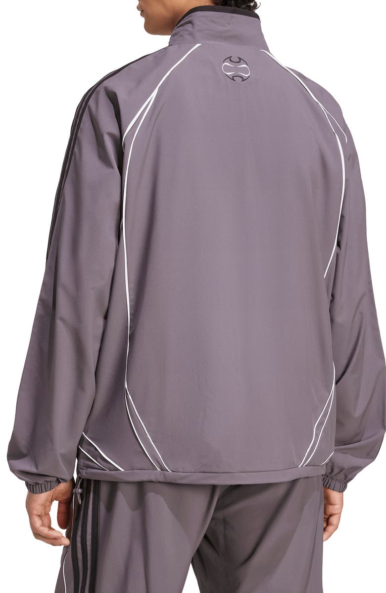 adidas Teamgeist Adicolor Track Jacket, Alternate, color, Grey Strata/ Black