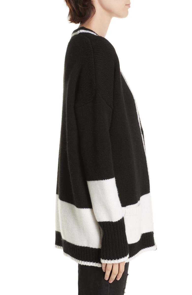 La Ligne Martha Cashmere & Wool Cardigan, Alternate, color,