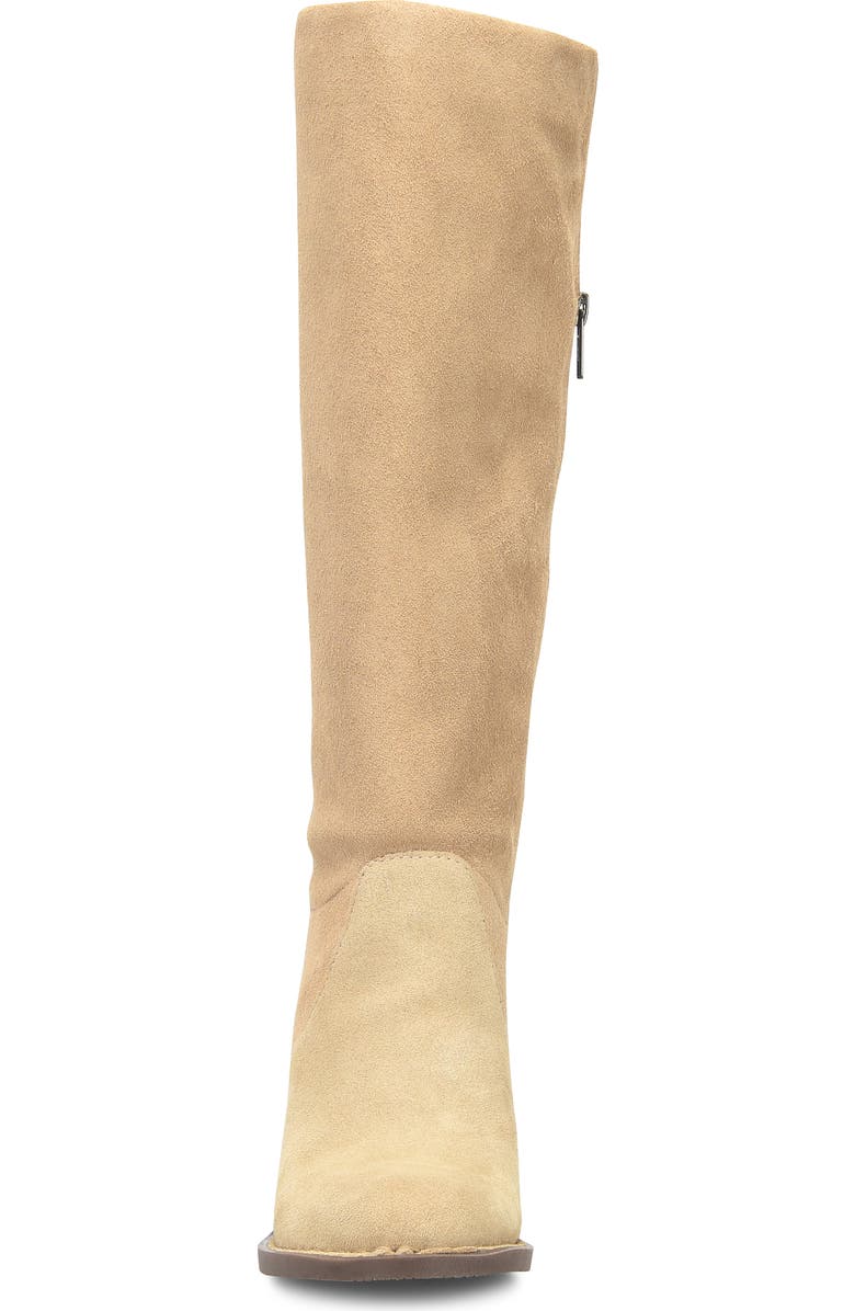 Børn Thea Knee High Boot, Alternate, color, Natural Suede