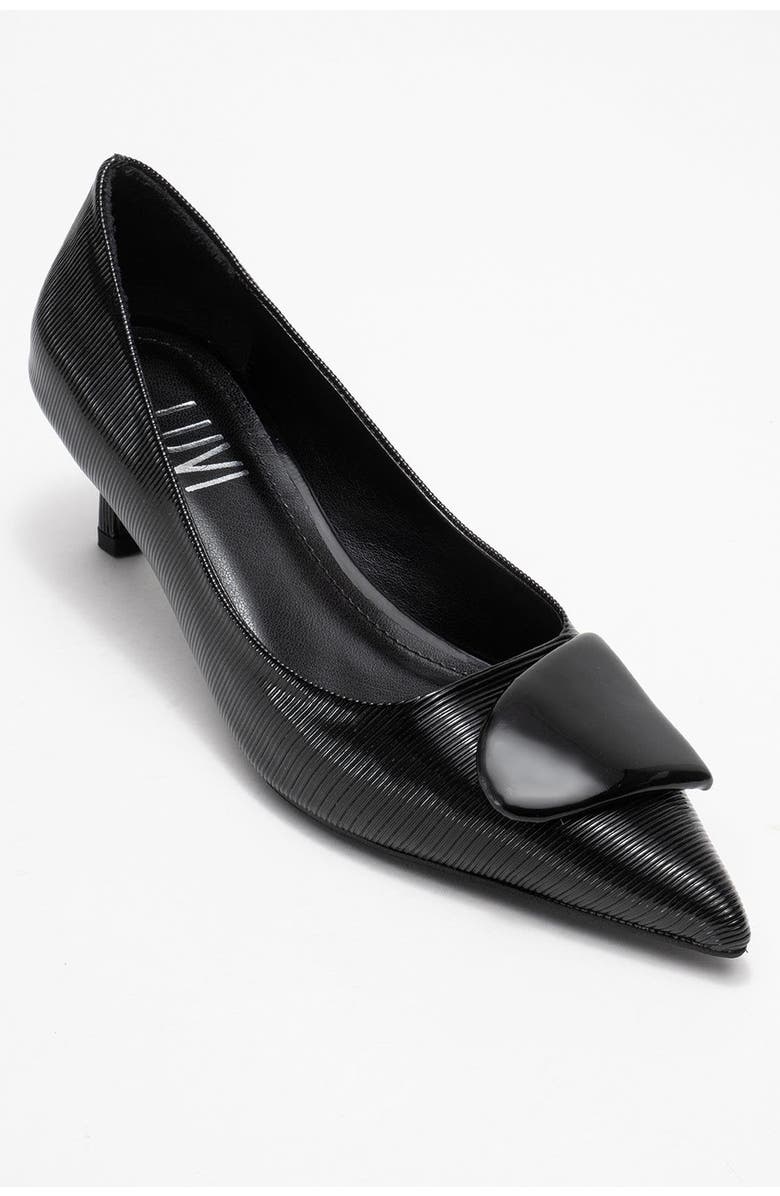 Prologue Shoes Briana Buckle Pointed Toe Pump, Alternate, color, Black