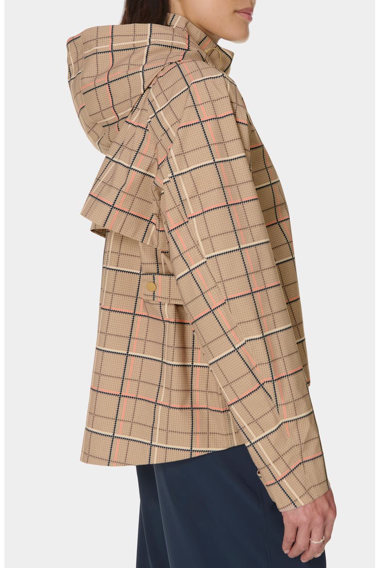 Motion Waterproof Parka, Alternate, color, BEIGE HOUNDS CHECK PRINT