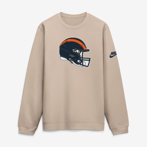 Men's Nike Sand Chicago Bears I-Formation Rewind Club Crew Sweatshirt