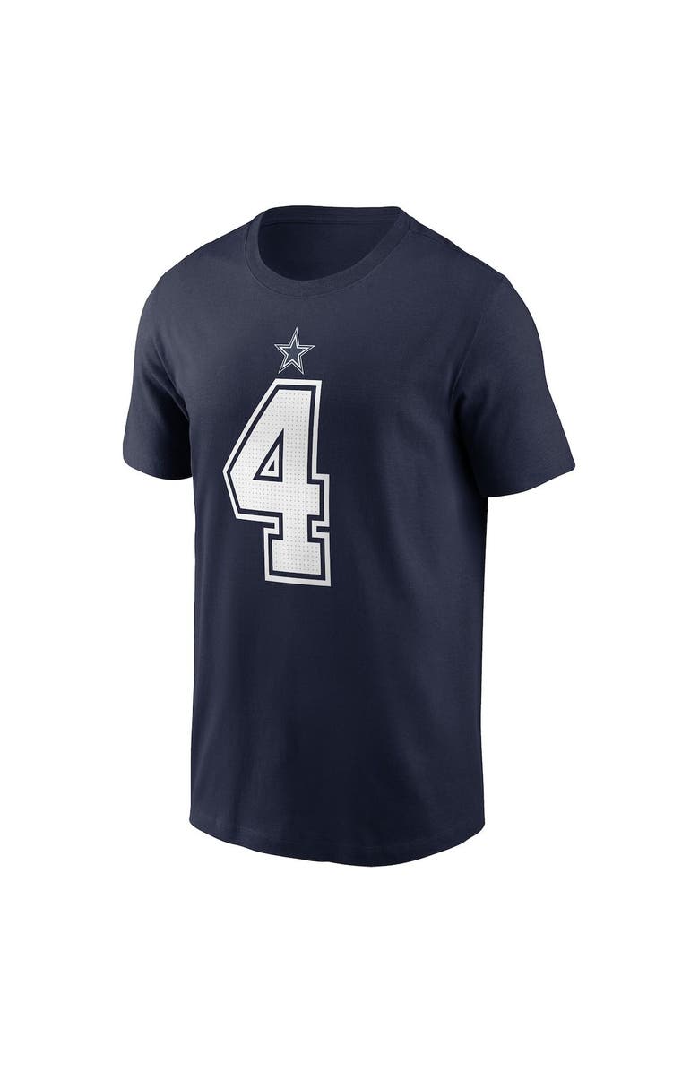 Nike Men's Nike Dak Prescott Navy Dallas Cowboys Player Name & Number T-Shirt, Alternate, color, Navy