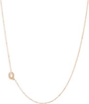 Anzie Diamond Initial Necklace