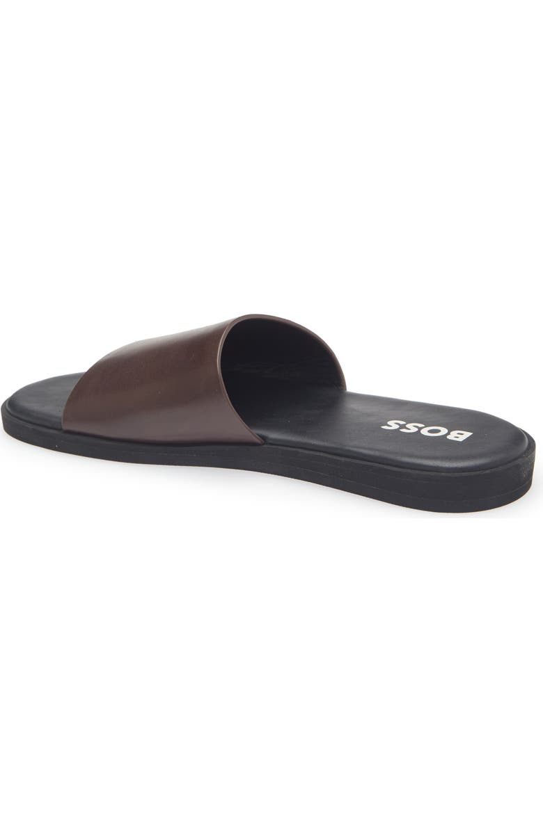 BOSS Darrel Slide Sandal, Alternate, color, Dark Brown