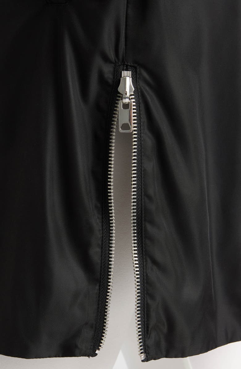 Ellen Tracy Reversible Coat, Alternate, color, Black/ Leoaprd