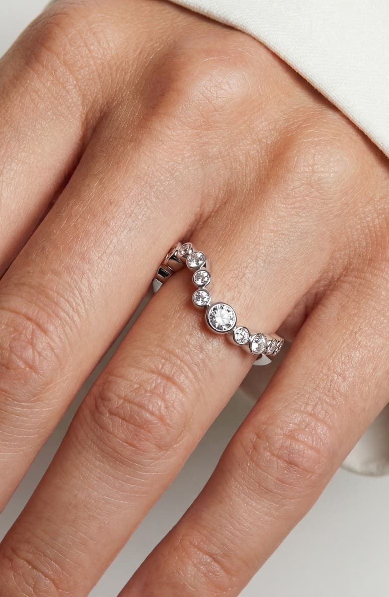 Sif Jakobs Jewellery Ring Sardinien Wave, Alternate, color, 925 Sterling Silver