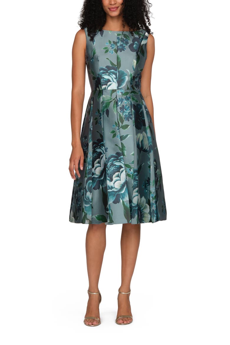 Anastasia Fit & Flare Sleeveless Cocktail Dress, Main, color, ICEBERG