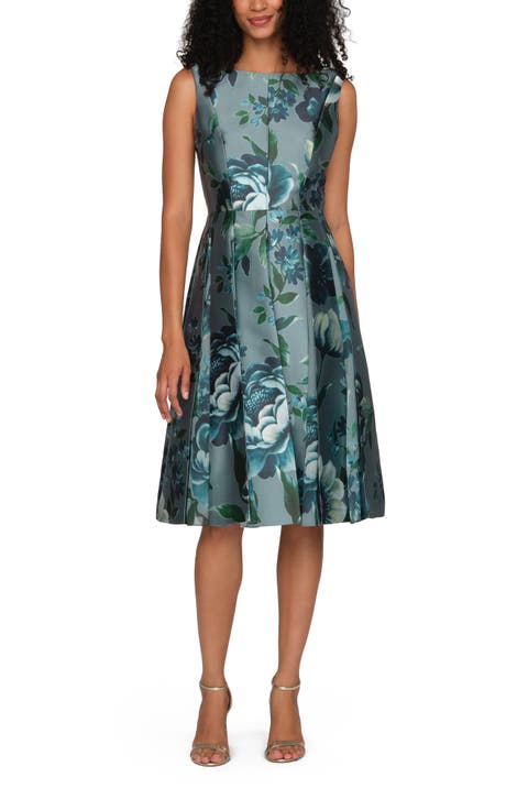 Anastasia Fit & Flare Sleeveless Cocktail Dress