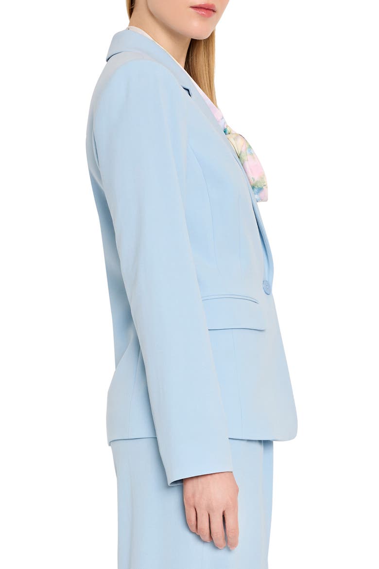 One-Button Blazer, Alternate, color, ICE BLUE