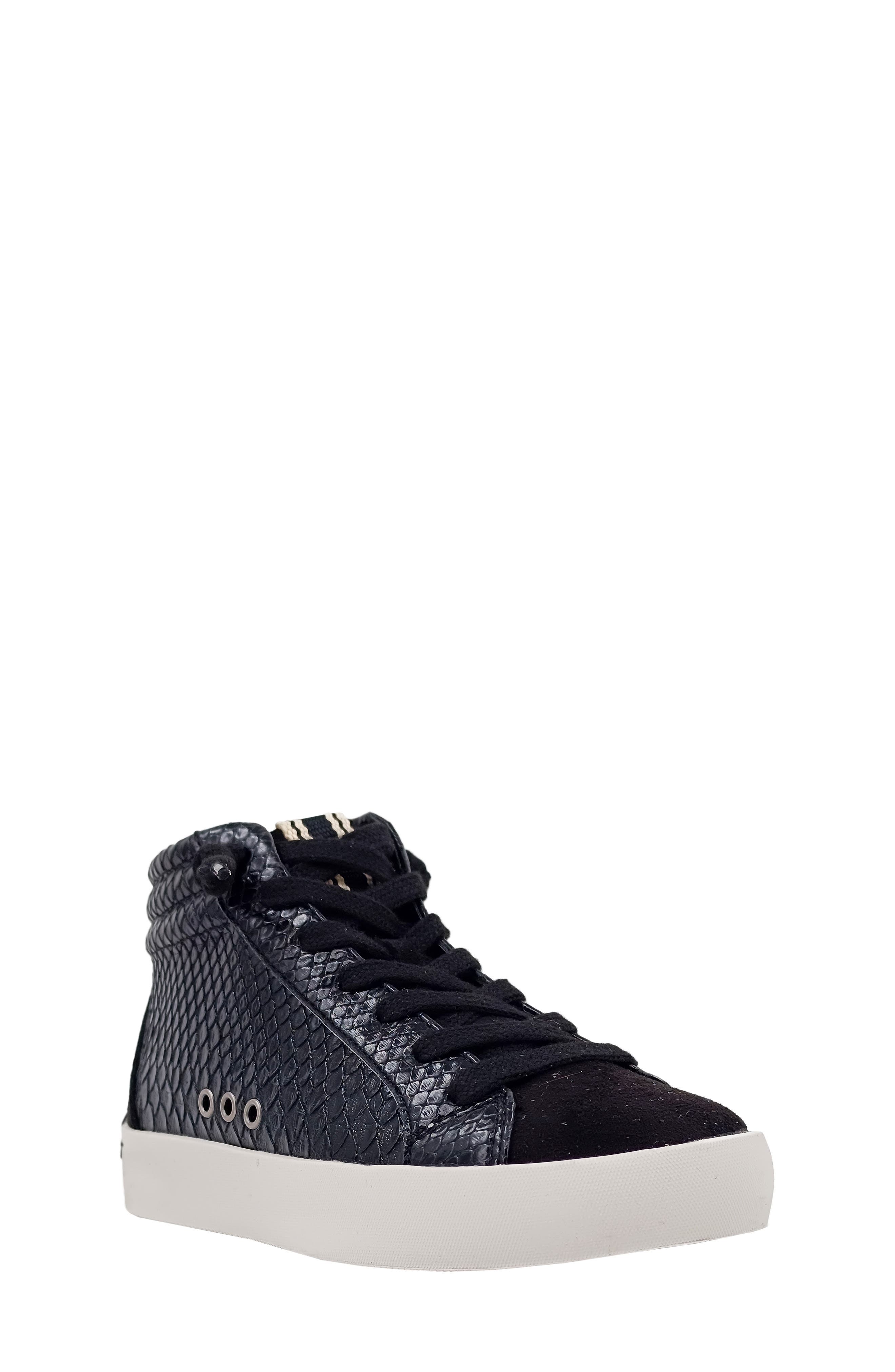 SHUSHOP Kids' Reese Studded High Top Sneaker, Main, color, 