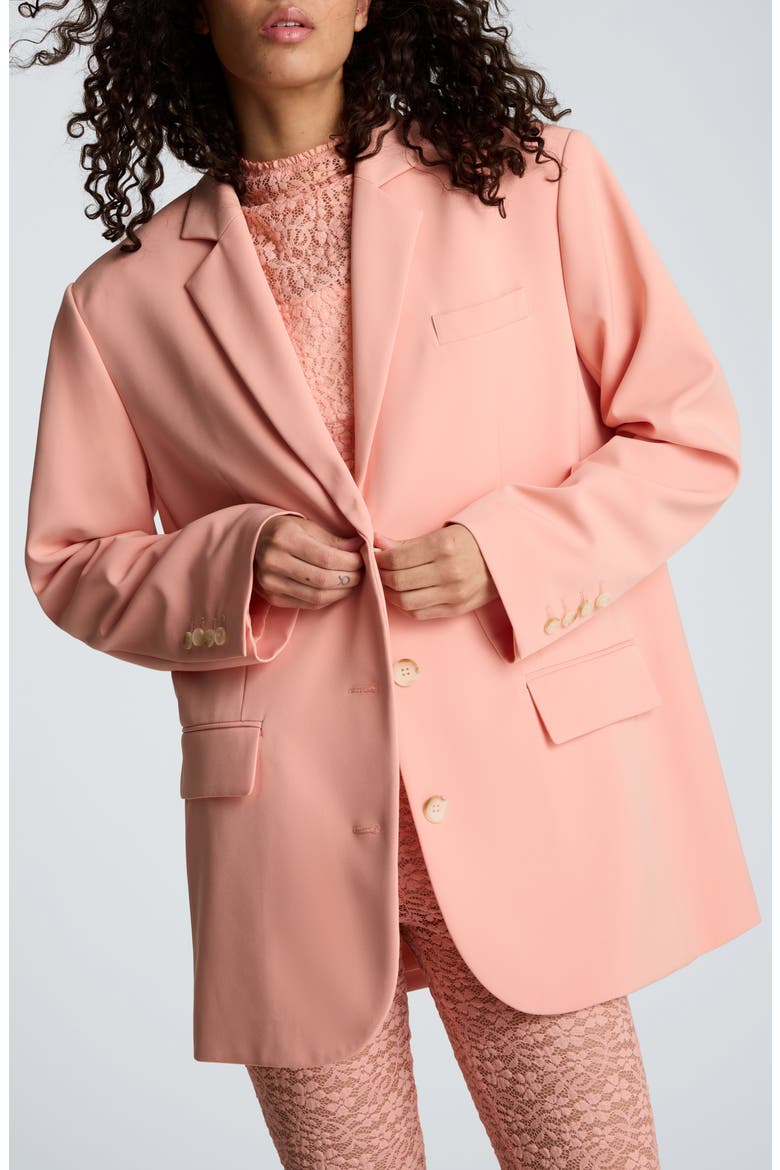 Boyfriend Blazer, Main, color, SOFT PEACH