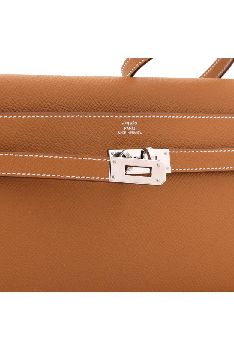 Kelly To Go Wallet Epsom, Alternate, color, Metallic Gold
