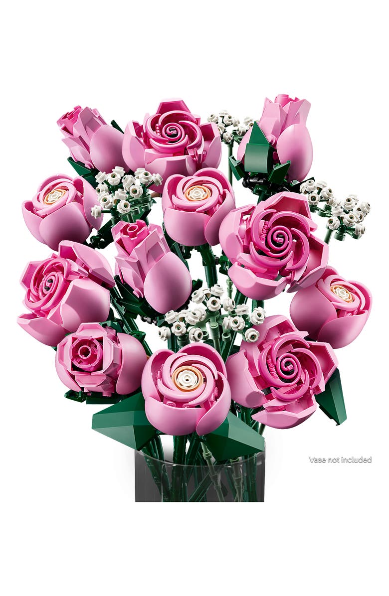 LEGO 18+ Botanicals Bouquet of Pink Roses - 10374, Alternate, color, Pink Multi
