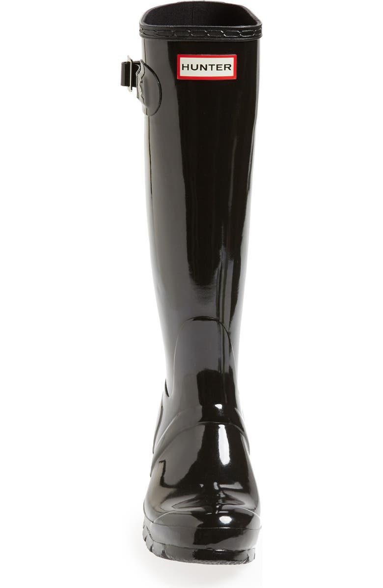 Hunter Original High Gloss Waterproof Boot, Alternate, color,