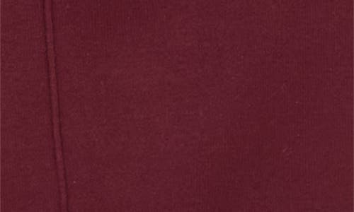 August Sky Long Sleeve Turtleneck Sweater Minidress In Burgundy